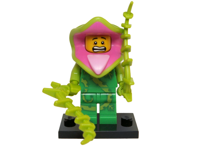 LEGO col14-5 Plant Monster, Series 14 (Complete Set with Stand and Accessories)