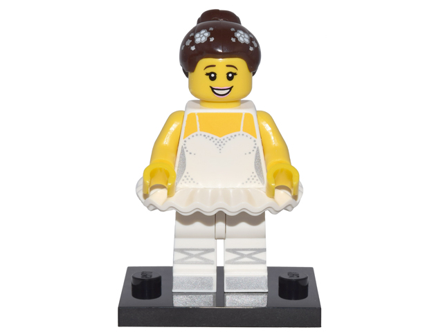 LEGO col15-10 Ballerina, Series 15 (Complete Set with Stand and Accessories)