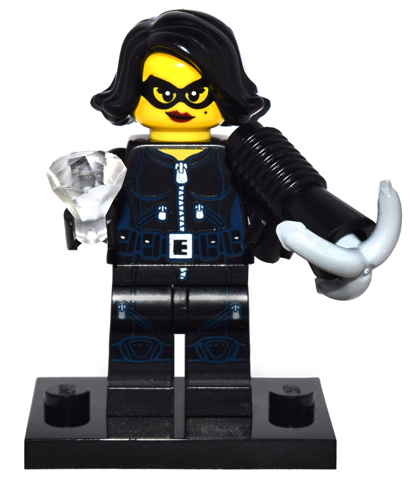 LEGO col15-15 Jewel Thief, Series 15 (Complete Set with Stand and Accessories)
