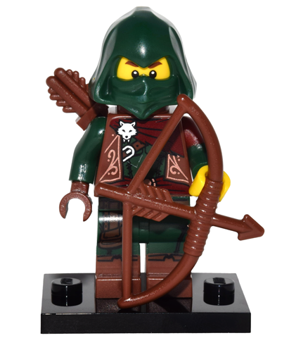 LEGO col16-11 Rogue, Series 16 (Complete Set with Stand and Accessories)