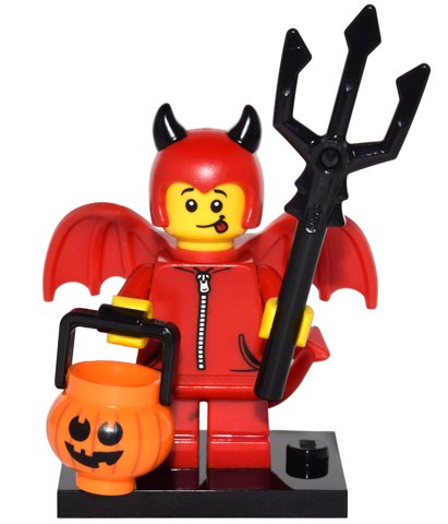 LEGO col16-4 Cute Little Devil, Series 16 (Complete Set with Stand and Accessories)