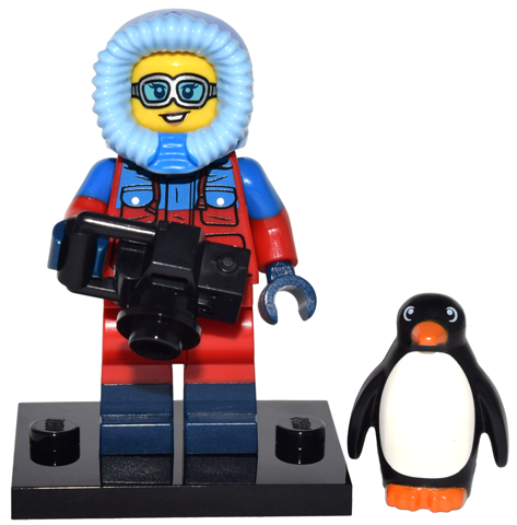 LEGO col16-7 Wildlife Photographer, Series 16 (Complete Set with Stand and Accessories)