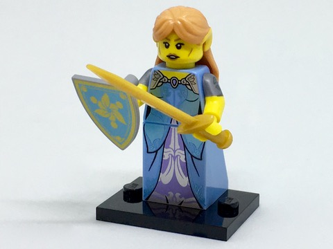 LEGO col17-15 Elf Maiden, Series 17 (Complete Set with Stand and Accessories)