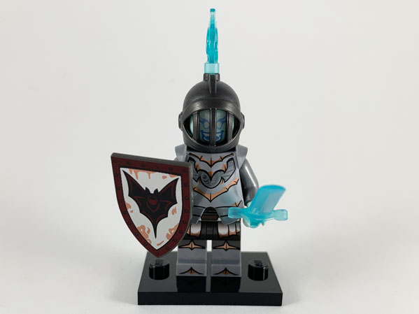 LEGO col19-3 Fright Knight, Series 19 (Complete Set with Stand and Accessories)
