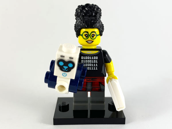 LEGO col19-5 Programmer, Series 19 (Complete Set with Stand and Accessories)