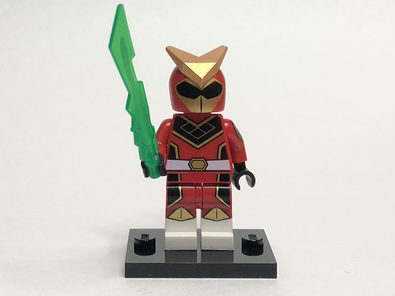 LEGO col20-9 Super Warrior, Series 20 (Complete Set with Stand and Accessories)