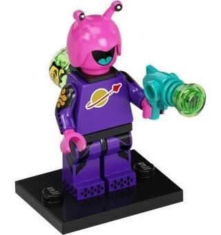 LEGO col22-11 Space Creature, Series 22 (Complete Set with Stand and Accessories)