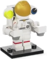 LEGO col26 Spacewalking Astronaut, Series 26 (Complete Set with Stand and Accessories)