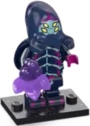 LEGO col26-10 Alien Beetlezoid, Series 26 (Complete Set with Stand and Accessories)
