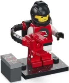LEGO col26-5 M-Tron Powerlifter, Series 26 (Complete Set with Stand and Accessories)