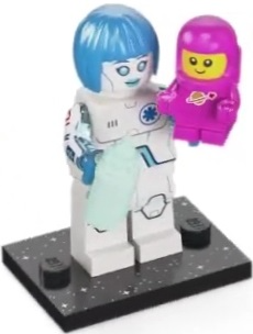 LEGO col26-6 Nurse Android, Series 26 (Complete Set with Stand and Accessories)