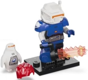 LEGO col26-8 Ice Planet Explorer, Series 26 (Complete Set with Stand and Accessories)
