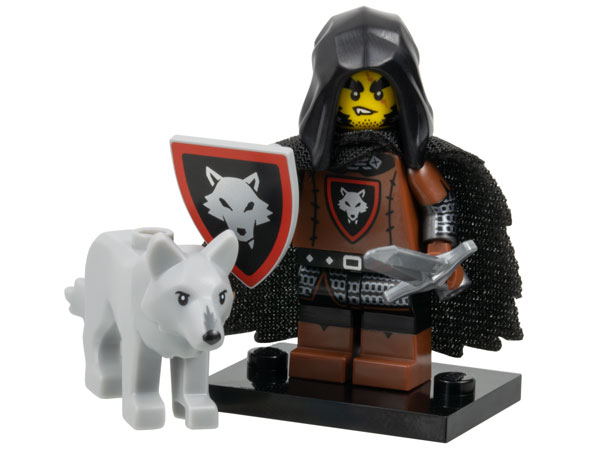 LEGO col27-2 Wolfpack Beastmaster, Series 27 (Complete Set with Stand and Accessories)