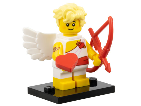 LEGO col27-9 Cupid, Series 27 (Complete Set with Stand and Accessories)