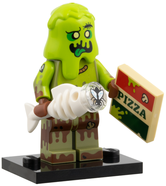 LEGO col29-6 Trash Monster, Series 29 (Complete Set with Stand and Accessories)