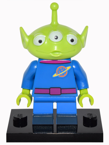 LEGO coldis-2 Alien, Disney, Series 1 (Complete Set with Stand and Accessories)