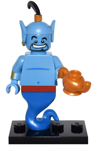 LEGO coldis-5 Genie, Disney, Series 1 (Complete Set with Stand and Accessories)