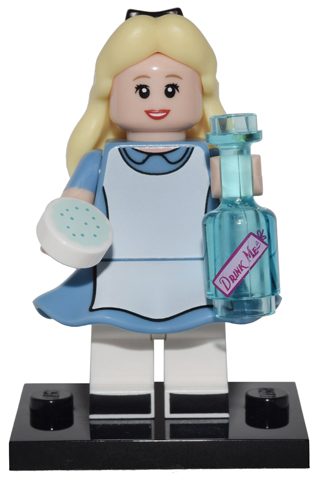 LEGO coldis-7 Alice, Disney, Series 1 (Complete Set with Stand and Accessories)