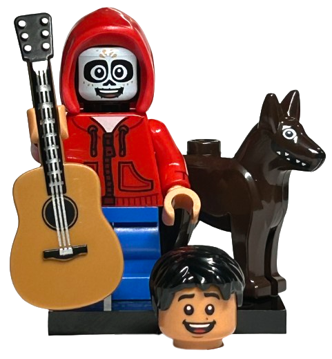 LEGO coldis100-11 Miguel & Dante, Disney 100 (Complete Set with Stand and Accessories)