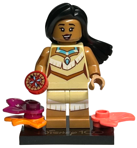 LEGO coldis100-12 Pocahontas, Disney 100 (Complete Set with Stand and Accessories)