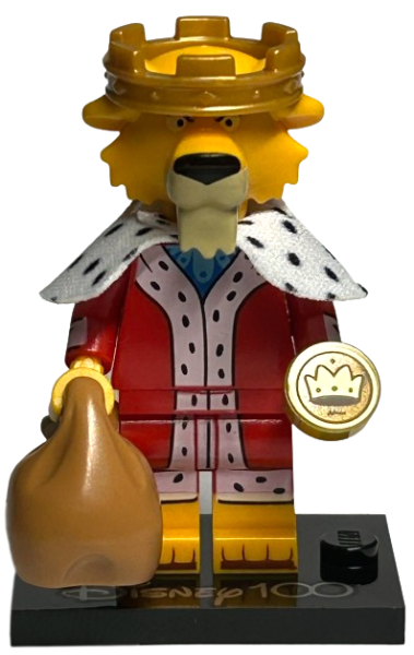 LEGO coldis100-15 Prince John, Disney 100 (Complete Set with Stand and Accessories)