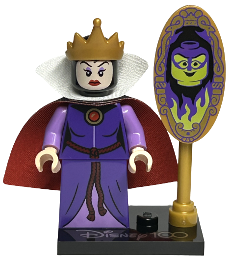 LEGO coldis100-18 The Queen, Disney 100 (Complete Set with Stand and Accessories)