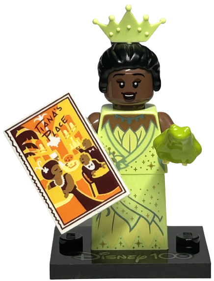 LEGO coldis100-5 Tiana, Disney 100 (Complete Set with Stand and Accessories)