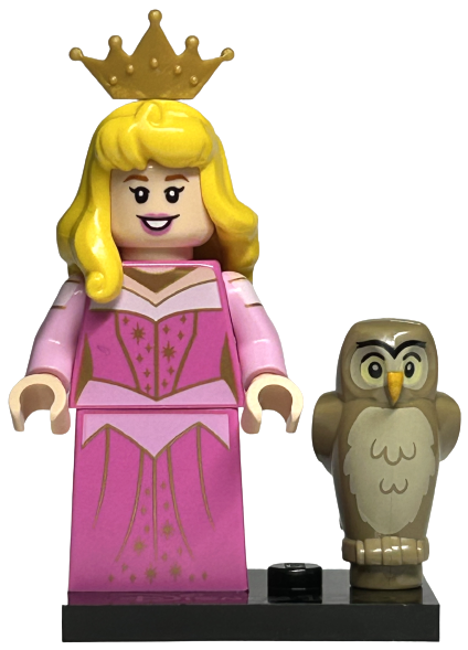LEGO coldis100-8 Aurora, Disney 100 (Complete Set with Stand and Accessories)
