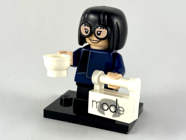 LEGO coldis2-17 Edna Mode, Disney, Series 2 (Complete Set with Stand and Accessories)