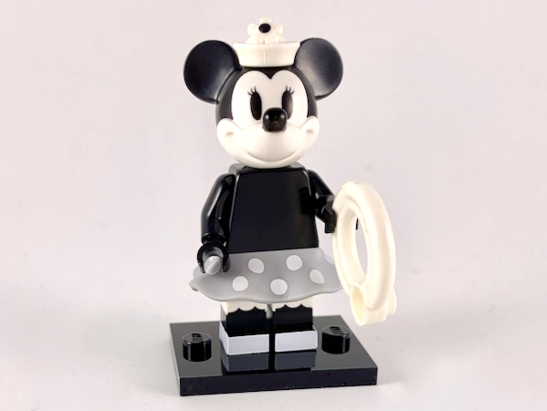 LEGO coldis2-2 Vintage Minnie, Disney, Series 2 (Complete Set with Stand and Accessories)