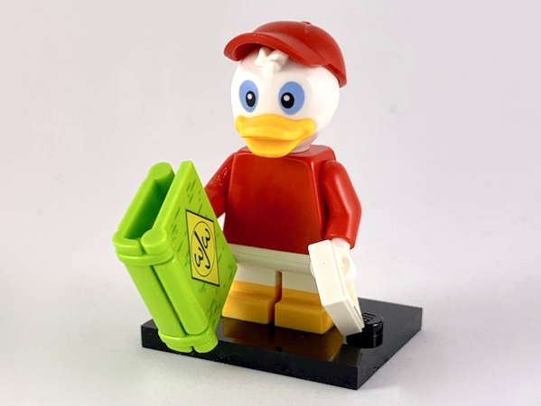 LEGO coldis2-3 Huey Duck, Disney, Series 2 (Complete Set with Stand and Accessories)