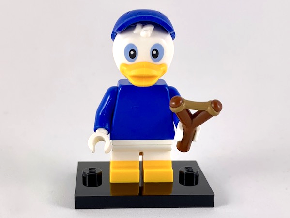 LEGO coldis2-4 Dewey Duck, Disney, Series 2 (Complete Set with Stand and Accessories)