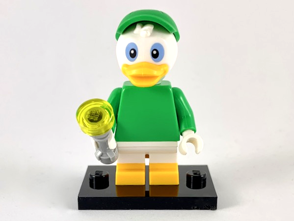 LEGO coldis2-5 Louie Duck, Disney, Series 2 (Complete Set with Stand and Accessories)