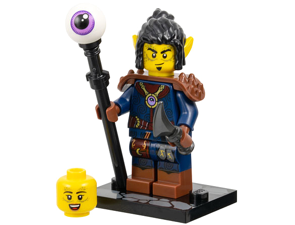 LEGO coldnd-2 Gith Warlock, Dungeons & Dragons (Complete Set with Stand and Accessories)