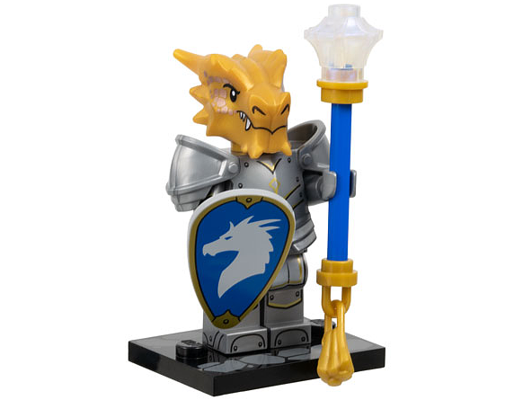 LEGO coldnd-4 Dragonborn Paladin, Dungeons & Dragons (Complete Set with Stand and Accessories)
