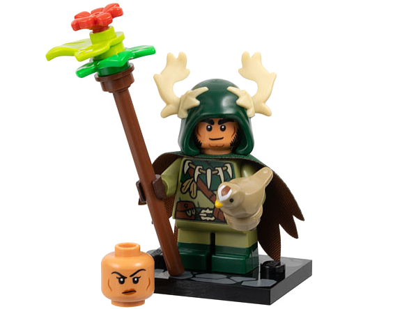 LEGO coldnd-5 Halfling Druid, Dungeons & Dragons (Complete Set with Stand and Accessories)