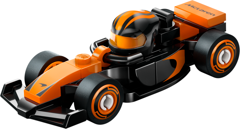 LEGO colf1rc-4 McLaren F1 Team Race Car, F1 Collectible Race Cars