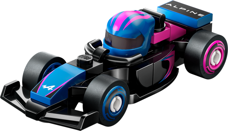 LEGO colf1rc-6 Alpine F1 Team Race Car, F1 Collectible Race Cars