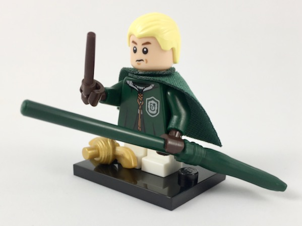 LEGO colhp-4 Draco Malfoy, Harry Potter, Series 1 (Complete Set with Stand and Accessories)
