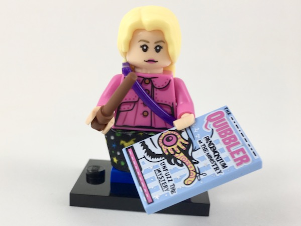 LEGO colhp-5 Luna Lovegood, Harry Potter, Series 1 (Complete Set with Stand and Accessories)