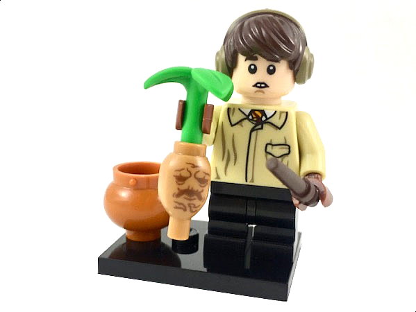 LEGO colhp-6 Neville Longbottom, Harry Potter, Series 1 (Complete Set with Stand and Accessories)