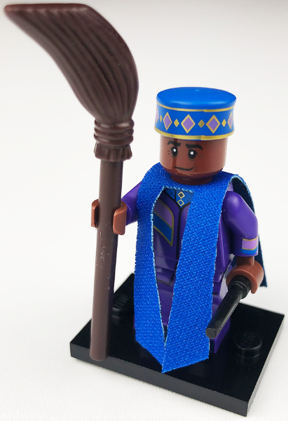 LEGO colhp2-13 Kingsley Shacklebolt, Harry Potter, Series 2 (Complete Set with Stand and Accessories)