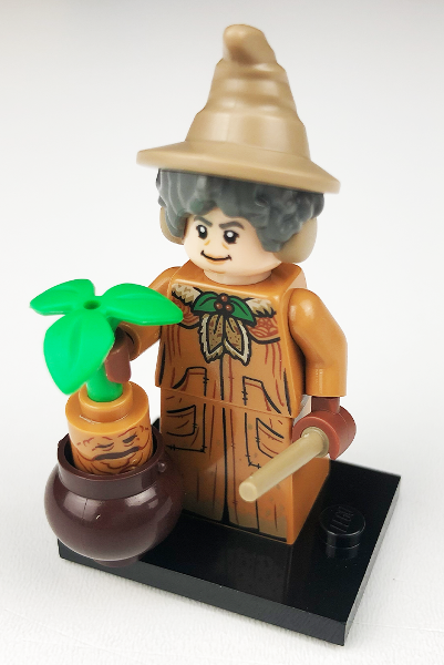 LEGO colhp2-15 Professor Sprout, Harry Potter, Series 2 (Complete Set with Stand and Accessories)