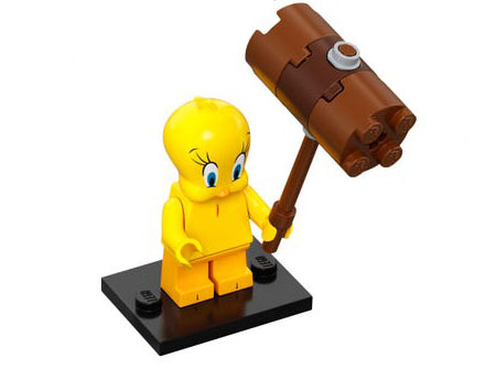 LEGO collt-5 Tweety Bird (Complete Set with Stand and Accessories)