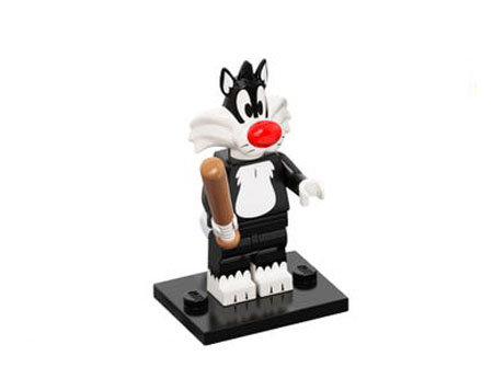 LEGO collt-6 Sylvester the Cat (Complete Set with Stand and Accessories)