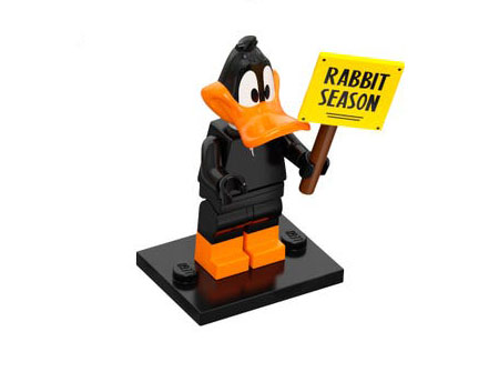 LEGO collt-7 Daffy Duck (Complete Set with Stand and Accessories)