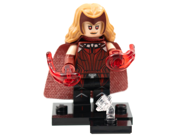 LEGO colmar The Scarlet Witch, Marvel Studios, Series 1 (Complete Set with Stand and Accessories)