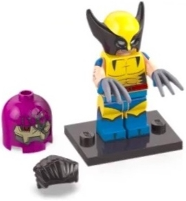 LEGO colmar2-12 Wolverine, Marvel Studios, Series 2 (Complete Set with Stand and Accessories)