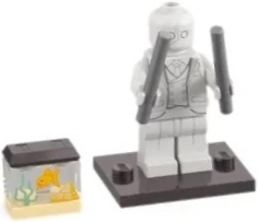 LEGO colmar2-3 Mr. Knight, Marvel Studios, Series 2 (Complete Set with Stand and Accessories)