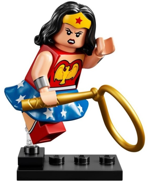 LEGO colsh-2 Wonder Woman, DC Super Heroes (Complete Set with Stand and Accessories)